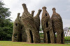 Patrick Dougherty environmental sculpture