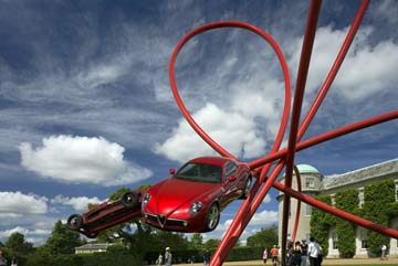 Goodwood Festival of Speed Alfa Romeo Sculpture