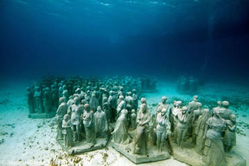 Jason deCaires Taylor Underwater Sculpture