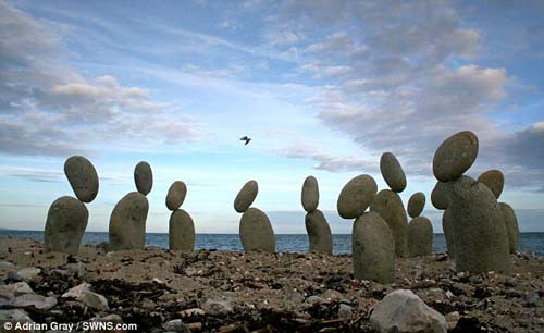 Adrian Gray Rock Sculpture