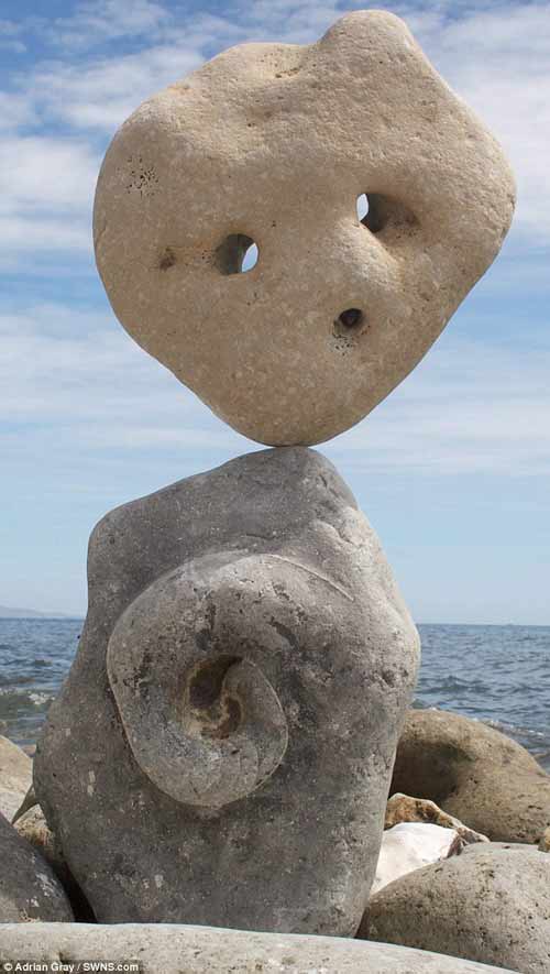 Adrian Gray Rock Sculpture