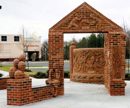 Brad Spencer Brick Sculpture