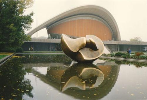 Henry Moore Large Divided Oval: Butterfly Sculpture