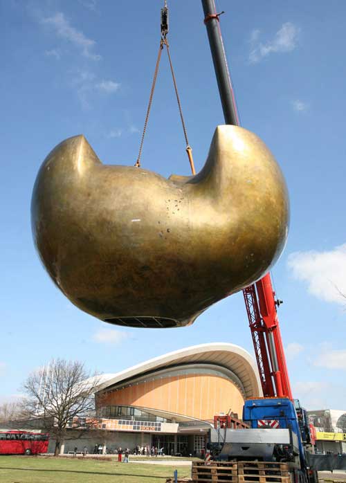 Henry Moore Large Divided Oval: Butterfly Sculpture