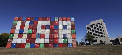 John Salvest Container Sculpture