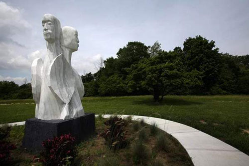 Larry Halbert Growing Together Sculpture