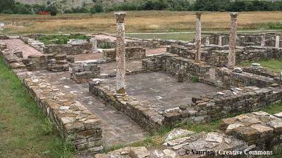 Early Roman Sculpture Fragments at Stobi Site