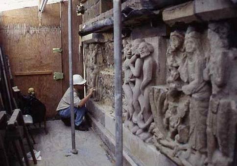 Lincoln Cathedral frieze 12th century