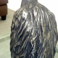 Wildlife Heron Hoot by Edd Hayes - search and link Sculpture with SculptSite.com