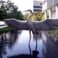 Monuments - Heron Creek by Edd Hayes - search and link Sculpture with SculptSite.com