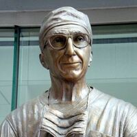 Monuments - Michael E. DeBakey M.D. by Edd Hayes - search and link Sculpture with SculptSite.com