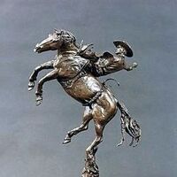 Legends of Rodeo - Jack Buschbom, Wild and Wicked by Edd Hayes - search and link Sculpture with SculptSite.com