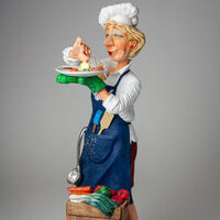 Lady Cook by Guillermo Forchino - search and link Sculpture with SculptSite.com