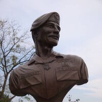 SFC Randall Shughart Memorial Bust by Robert Eccleston - search and link Sculpture with SculptSite.com