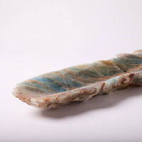 Blue onyx bowl, smaller one by Robin Antar - search and link Sculpture with SculptSite.com
