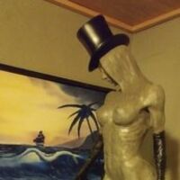 woman with a hat by Edward Kitt - search and link Sculpture with SculptSite.com