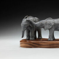 Ivory Orphans by Deb Jenkins - search and link Sculpture with SculptSite.com