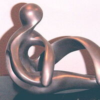 Reclining Woman by Debora Solomon - search and link Sculpture with SculptSite.com