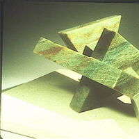 Four Interconnecting Triangles by Debora Solomon - search and link Sculpture with SculptSite.com