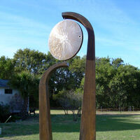 Swagrass and Sun by Jeff Hackney - search and link Sculpture with SculptSite.com