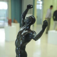 Nijinsky Dreaming  by KrisAnn Ehrich - search and link Sculpture with SculptSite.com
