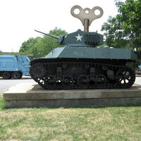 Windup Toys: M3A3 Stuart Light Tank by Plamen Yordanov - search and link Sculpture with SculptSite.com