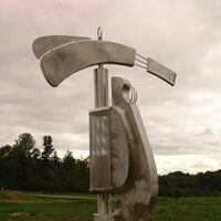 Windsock for the Aliens by Wayne Trapp - search and link Sculpture with SculptSite.com