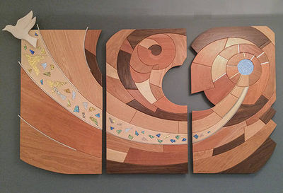 Wall mural by Mark Carroll - search and link Sculpture with SculptSite.com