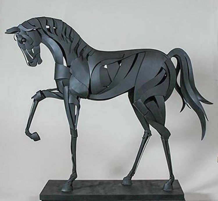 Black Stallion by Mark Carroll - search and link Sculpture with SculptSite.com