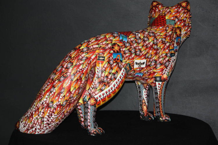 Red Fox by Adam Rees - search and link Sculpture with SculptSite.com