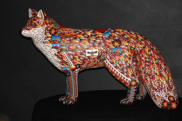 Red Fox by Adam Rees - search and link Sculpture with SculptSite.com