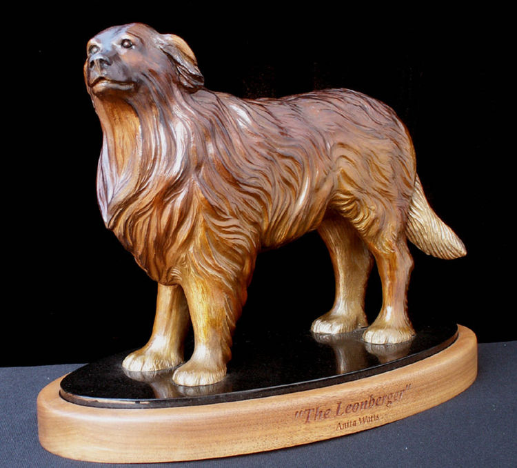 Leonberger - CZAR by Anita Watts - search and link Sculpture with SculptSite.com