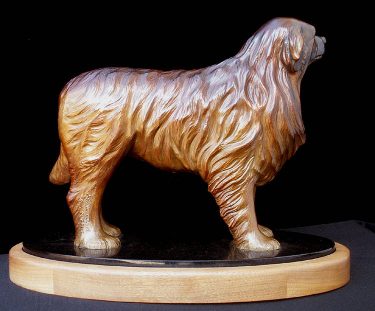 Leonberger - CZAR by Anita Watts - search and link Sculpture with SculptSite.com