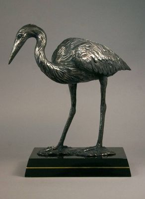 Wildlife Heron Henrietta by Edd Hayes - search and link Sculpture with SculptSite.com