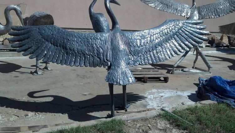 Monuments - Heron Hank by Edd Hayes - search and link Sculpture with SculptSite.com