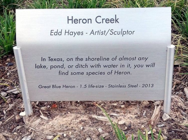 Monuments - Heron Creek by Edd Hayes - search and link Sculpture with SculptSite.com