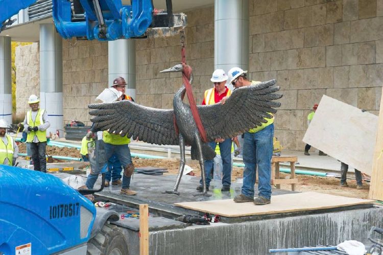 Monuments - Heron Creek by Edd Hayes - search and link Sculpture with SculptSite.com