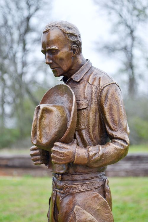 Western - This Cowboy's Prayer by Edd Hayes - search and link Sculpture with SculptSite.com