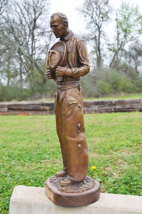 Western - This Cowboy's Prayer by Edd Hayes - search and link Sculpture with SculptSite.com