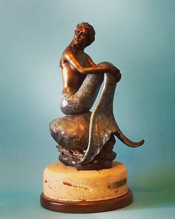 Mermaids - If Only (maquette) by Edd Hayes - search and link Sculpture with SculptSite.com