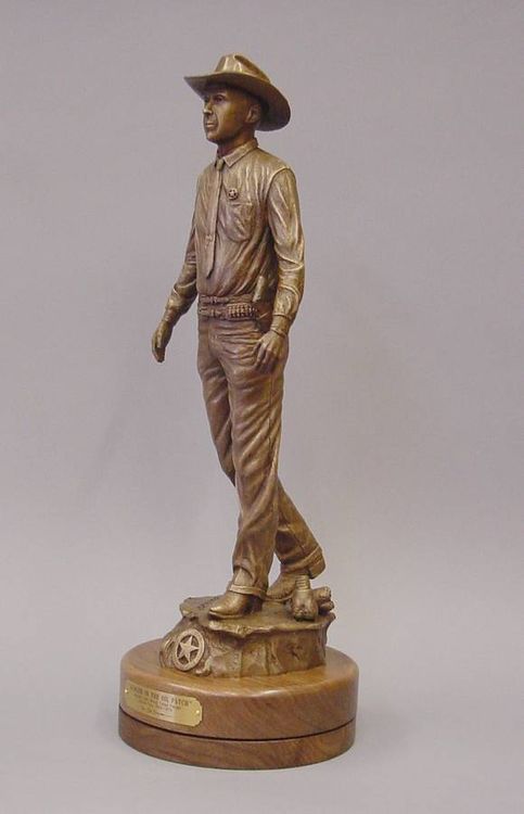 Texas Rangers Legends, Capt. John Wood by Edd Hayes - search and link Sculpture with SculptSite.com