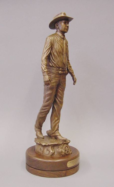 Texas Rangers Legends, Capt. John Wood by Edd Hayes - search and link Sculpture with SculptSite.com