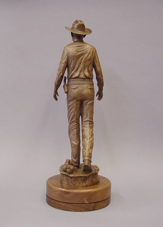 Texas Rangers Legends, Capt. John Wood by Edd Hayes - search and link Sculpture with SculptSite.com