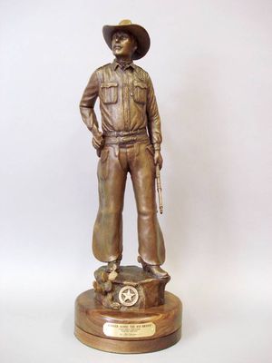 Texas Rangers Legends, Joaquin Jackson by Edd Hayes - search and link Sculpture with SculptSite.com