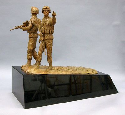 Monuments - The Way Home (maquette) by Edd Hayes - search and link Sculpture with SculptSite.com