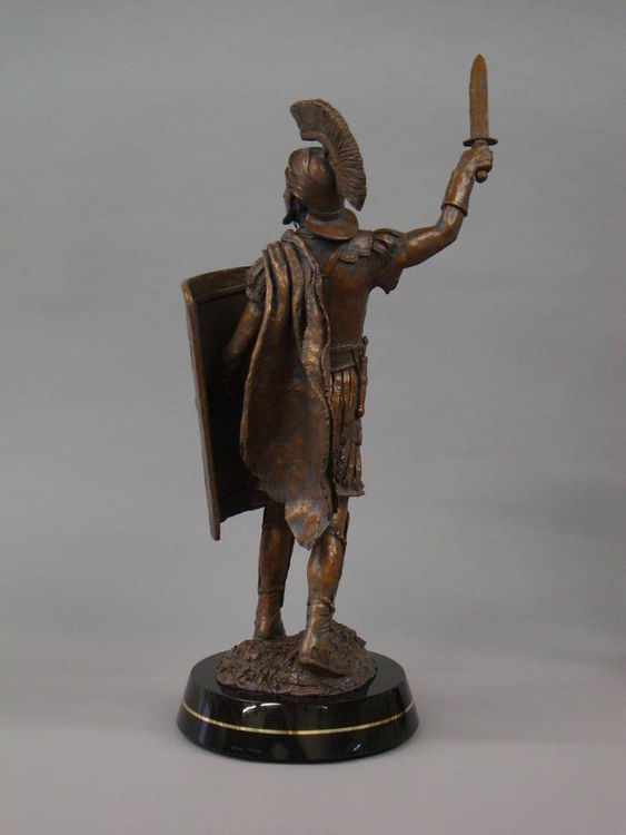 Ancient Warriors - Roman Centurion by Edd Hayes - search and link Sculpture with SculptSite.com