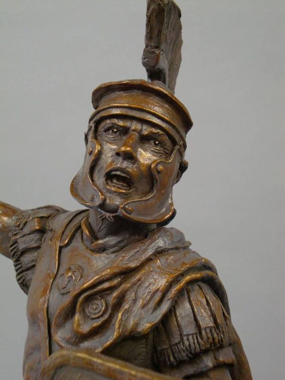 Ancient Warriors - Roman Centurion by Edd Hayes - search and link Sculpture with SculptSite.com