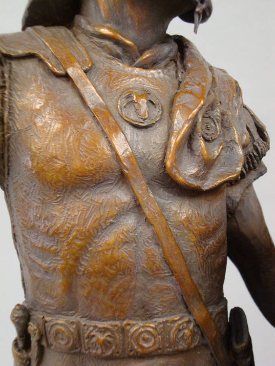 Ancient Warriors - Roman Centurion by Edd Hayes - search and link Sculpture with SculptSite.com