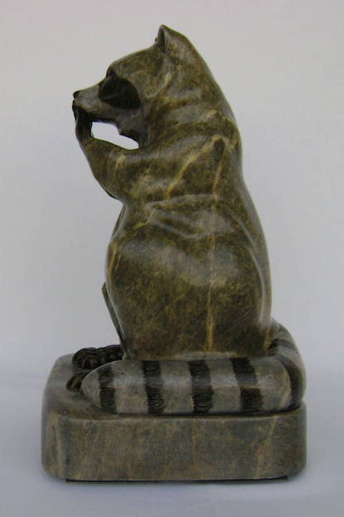 Was Not Me (Raccoon) by Gerald Sandau - search and link Sculpture with SculptSite.com