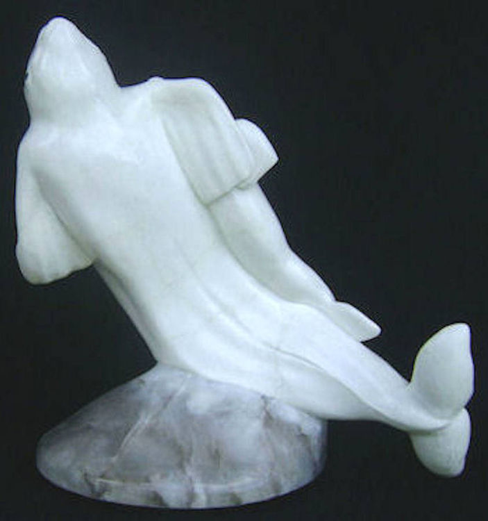 Free Ride (Baluga Whale and Calf) by Gerald Sandau - search and link Sculpture with SculptSite.com
